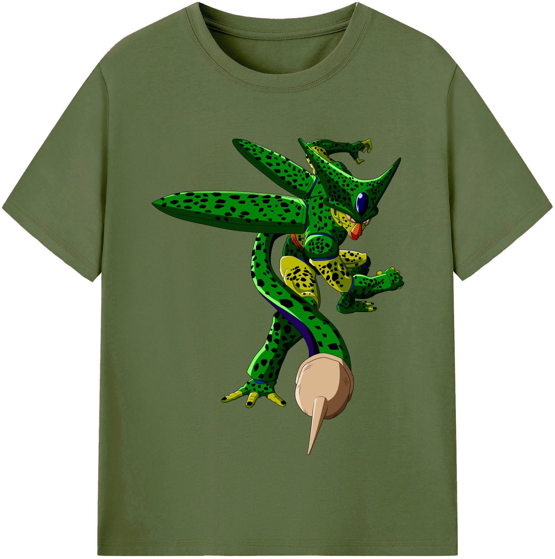 （画像用） ドラゴンボール セル DRAGON BALL Cell 綿100％半袖Tシャツ（フロントプリント）